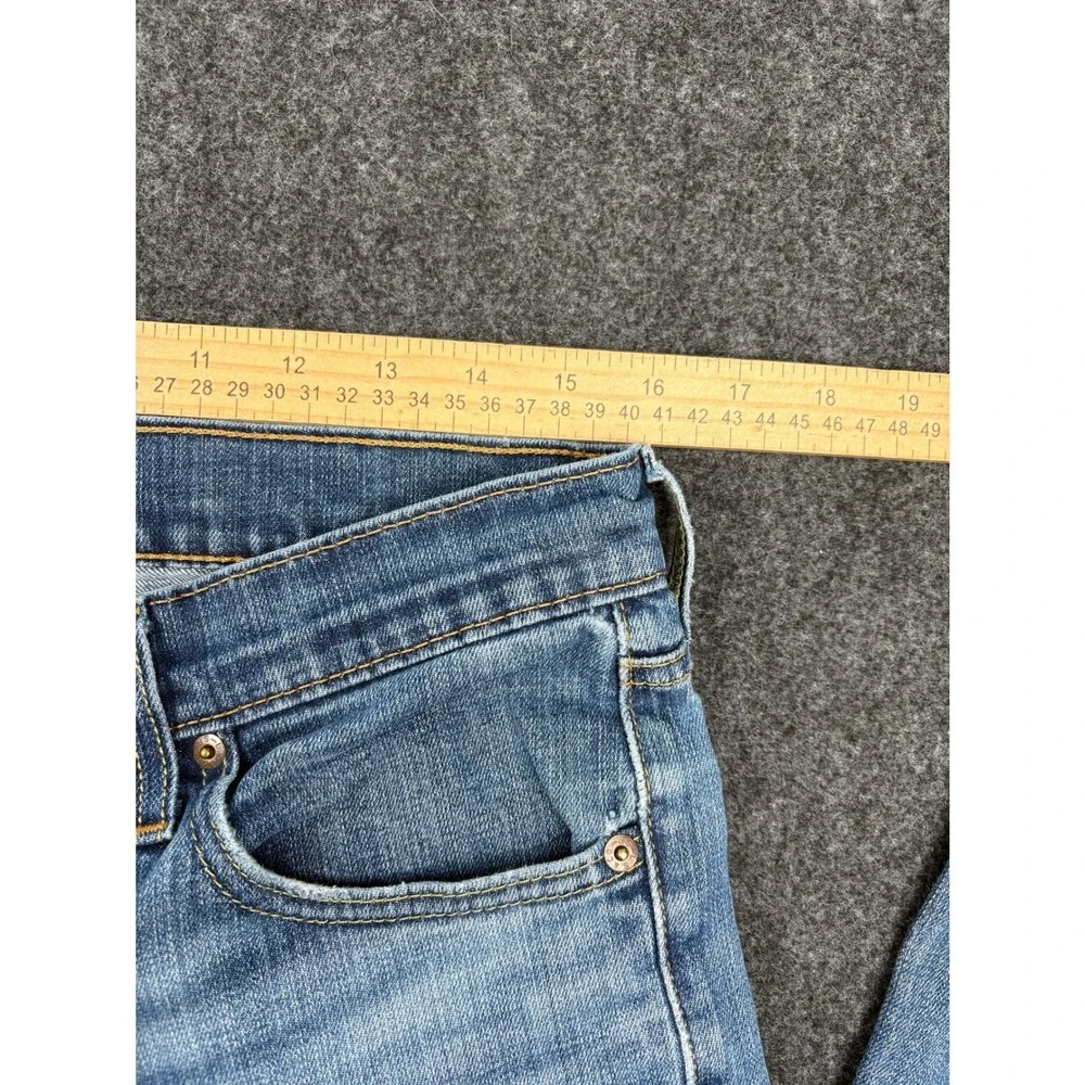 Levis 527 Slim Bootcut Jeans Mens 33x30 Light Wash Blue Denim 05527-0489